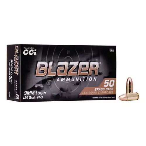 9MM Cci Blazer Brass 124GR FMJ…