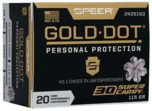 .30 Super Carry Speer Gold Dot…