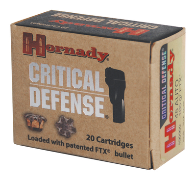 .45 ACP 185gr CRITICAL DEFENSE – 20rd