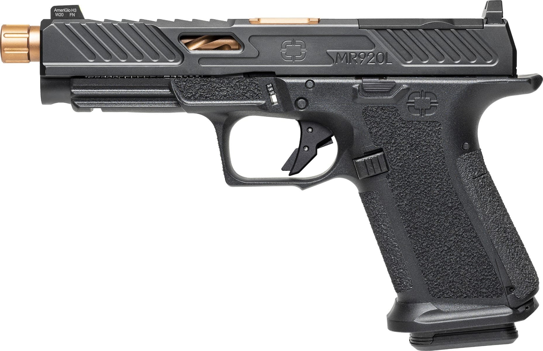 Shadow Systems MR920 9MM 5" 17 Rd Black Elite Optic Ready Threaded